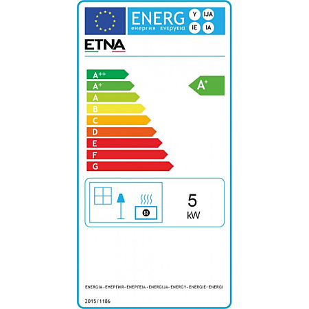 Pelletkamin CORINA 6 Weiss 10 kW Luftdicht mit WiFi Option.