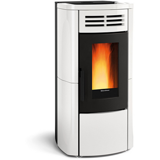 Pelletofen 12,1 kW Nordica Extraflame TerryPlusBlanc – Kanalisierbar, A++, Weiß