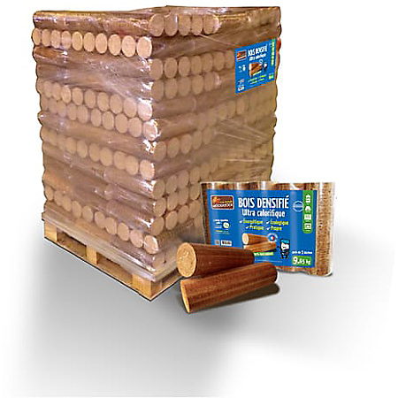 Woodstock Hartholzbriketts Palette 104 Packs x 5 Stück Ultra Leistungsstark und Naturrein